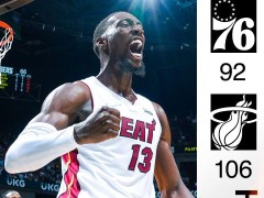 NBA季后赛次轮76人vs热火G1全场录像回放集锦(2022年5月03日）