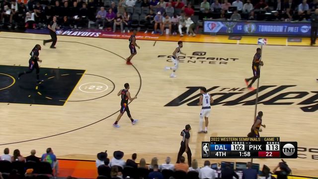 【2022年05月03日 独行侠vs太阳集锦】临危救主为队止血 丁威迪里突外投连砍5分稳住局势