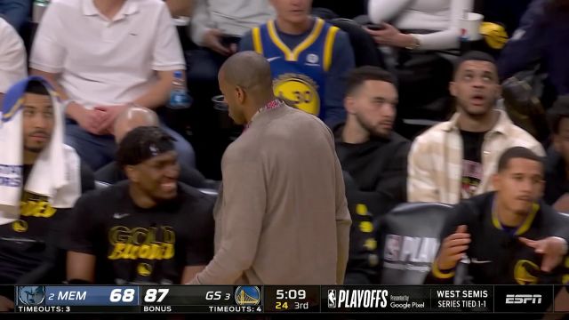 【2022年05月08日】NBA西部半决赛G3：灰熊vs勇士第3节中文解说回放
