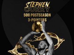 生涯里程碑！库里季后赛合计投进500记三分历史唯一