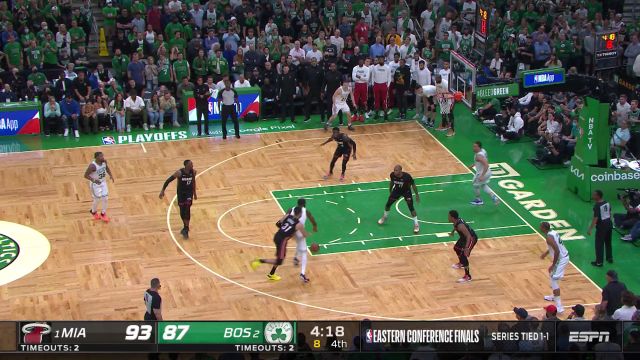 【2022年05月22日 热火vs凯尔特人集锦】热火vs凯尔特人精华回放 巴特勒伤退布朗空砍40分