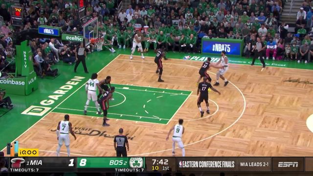 【2022年05月24日 热火vs凯尔特人集锦】心有灵犀一点通 霍福德助飞罗威空接暴扣