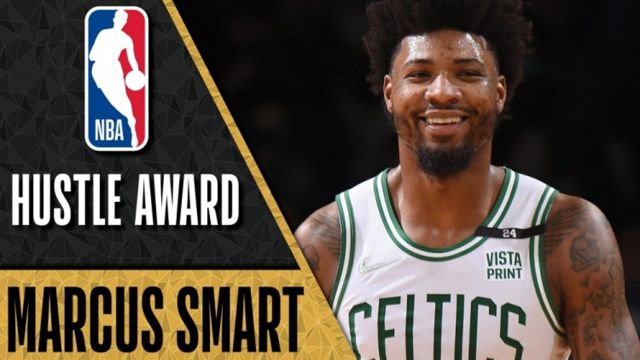 【2022年05月24日 热火vs凯尔特人集锦】NBA官方：斯马特获得本赛季最佳拼搏奖，两次获奖成历史第一人