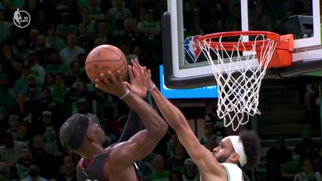 【2022年05月24日 热火vs凯尔特人集锦】这个男人确实是硬 巴特勒空中怼飞怀特强硬上篮打进