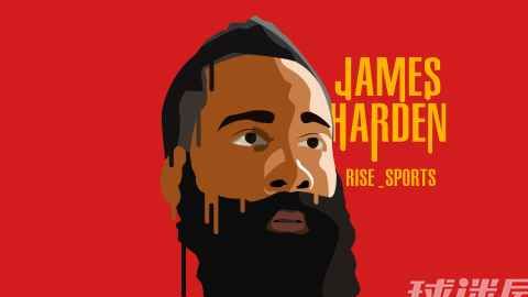 NBA哈登简约创意高清电脑壁纸合集 小清新风格LOGO（B43）