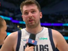 东契奇调侃球馆漏水：我趁这个机会返回更衣室打了一会牌