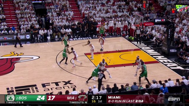 【2022年05月30日 凯尔特人vs热火集锦】生了儿子三分都准了？怀特底角接球就扔干脆利落