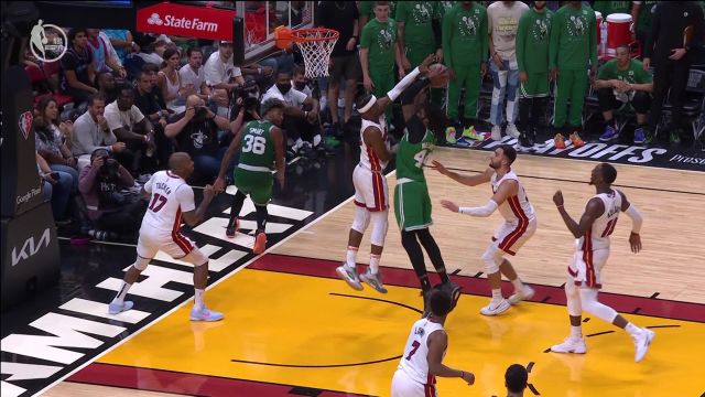 【2022年05月30日 凯尔特人vs热火集锦】巴特勒对罗威犯规后与裁判争辩认为是好帽 殳海调侃：全场都是热火队！