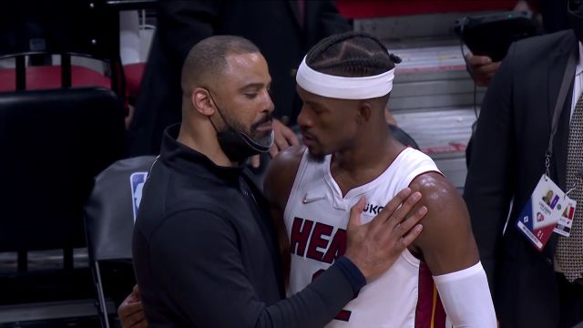 【2022年05月30日 凯尔特人vs热火集锦】英雄相惜！赛后热火绿军球员互相拥抱致意