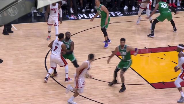 【2022年05月30日 凯尔特人vs热火集锦】十分分差！热巴小手一抛助攻巴特勒转身干拔拿到27分