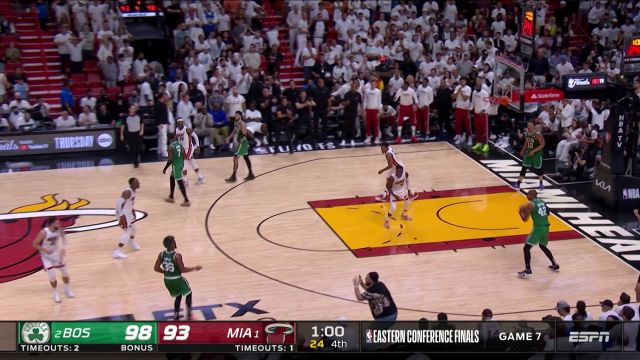 【2022年05月30日 凯尔特人vs热火集锦】玩儿就是心跳！热火一波8-0将分差在最后一分钟缩至五分