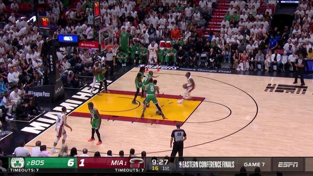 【2022年05月30日 凯尔特人vs热火集锦】今天手感不错！斯玛特追身三分一击即中