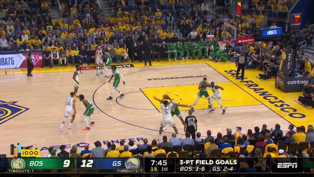 【2022年06月03日 凯尔特人vs勇士集锦】这就是状元的天赋！维金斯空中强硬对抗怼飞霍福德上篮打进