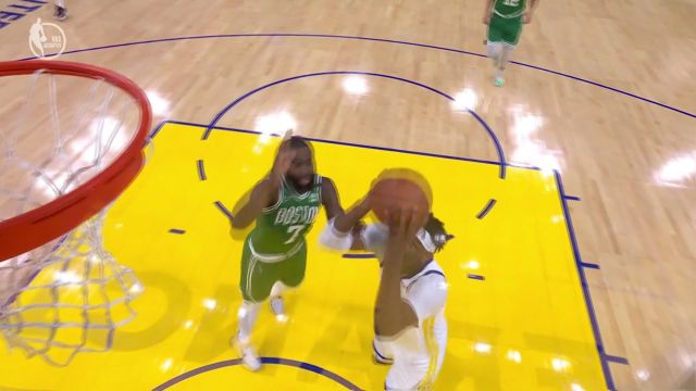 【2022年06月03日 凯尔特人vs勇士集锦】一道绿光呼啸而过 布朗反击一马当先一飞冲天