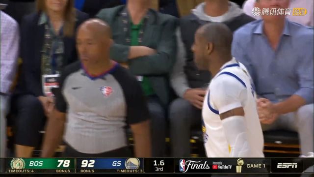 【2022年06月03日 凯尔特人vs勇士集锦】伊戈达拉迎着防守潇洒跳投 主播生动解说：装死了一年就为了这一刻！