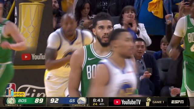 【2022年06月03日 凯尔特人vs勇士集锦】团队配合水银泻地 格林助攻一哥暴扣得手