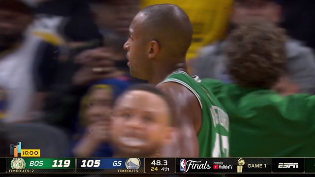 【2022年06月03日 凯尔特人vs勇士集锦】这是要抢FMVP的气势！霍福德篮下打成2+1虾仁猪心