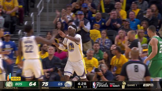 【2022年06月03日 凯尔特人vs勇士集锦】叫我奥拉朱尼！卢尼内线一柱擎天连续送出火锅大帽