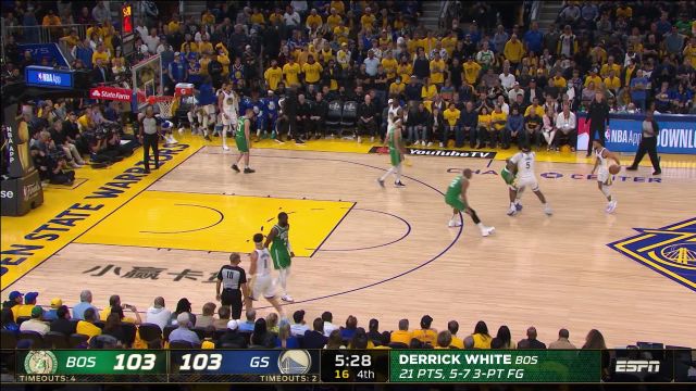 【2022年06月03日 凯尔特人vs勇士集锦】绿军逆转15分分差逼停勇士 惊艳三分引BOOM直播间惊呼连连