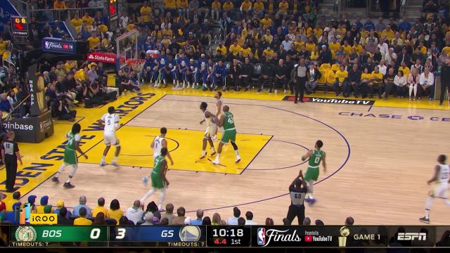 【2022年06月03日 凯尔特人vs勇士集锦】开场就手感火热 塔图姆三分小试牛刀一杆进洞