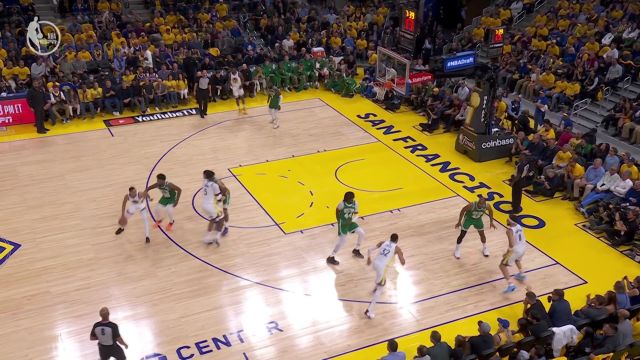 【2022年06月03日 凯尔特人vs勇士集锦】汤普森三分一击即中 超越詹姆斯独占历史第二仅次于库里