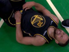 医学专家：库里膝盖脚踝没有明显扭到 但得看第二天检查报告