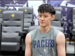 曾凡博试训步行者：争取成为一名出色替补