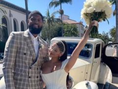 恭喜！乔治与女友举办婚礼 相恋9年生三娃