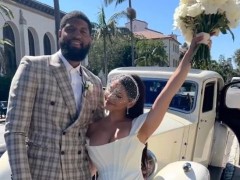 男才女貌！乔治晒婚礼照片甜蜜亲吻+大秀钻戒