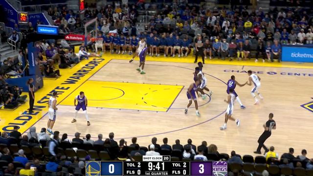 【2022年07月03日 国王vs勇士集锦】新生力量不负众望！基根穆雷首发登场底角三分一击即中