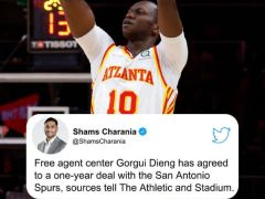 马刺第一签！1年合同签约旧将吉昂