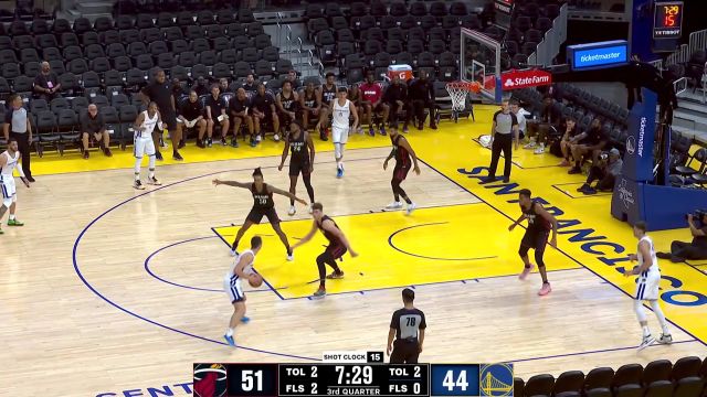 【2022年07月06日 勇士vs热火集锦】勇士队集锦 穆迪砍下13+2+3末节憾负热火