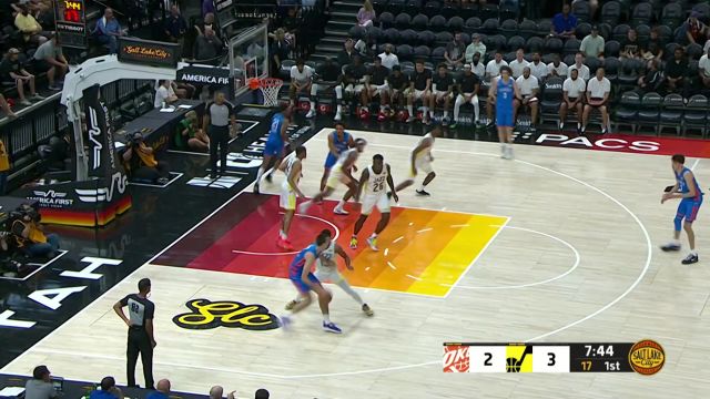 【2022年07月06日 雷霆vs爵士集锦】新科榜眼秀来了！霍姆格伦篮下单臂大帽+突破暴扣闪耀全场