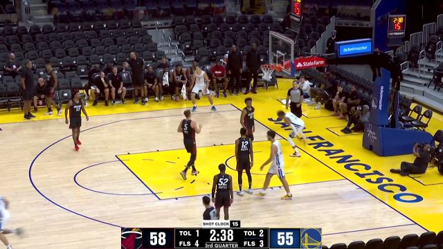 【2022年07月06日 勇士vs热火集锦】大步流星一步登天 穆迪直杀腹地上演滑翔劈扣