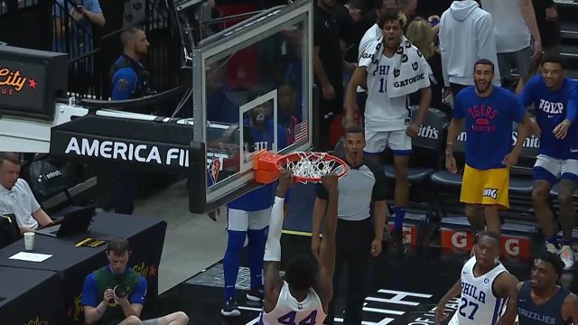 【2022年07月06日 灰熊vs76人集锦】费城灵动跑位耍的灰熊团团转 送出完美空接无情终结