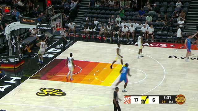 【2022年07月06日 雷霆vs爵士集锦】首节拿下第10分 霍姆格伦外线强投三分完美命中