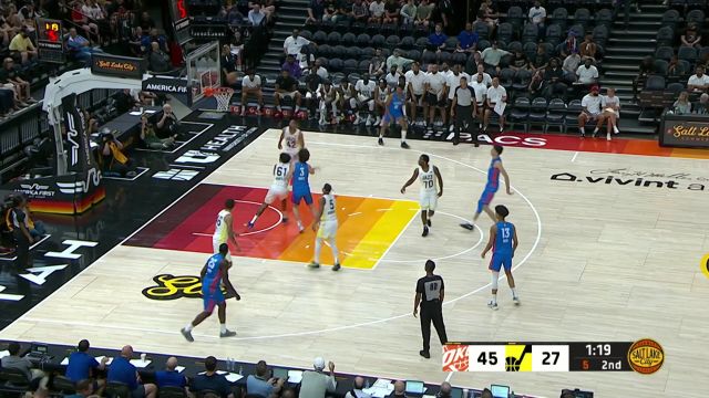 【2022年07月06日 雷霆vs爵士集锦】解说惊呼小杜兰特 霍姆格伦三分+中投直接打停对手