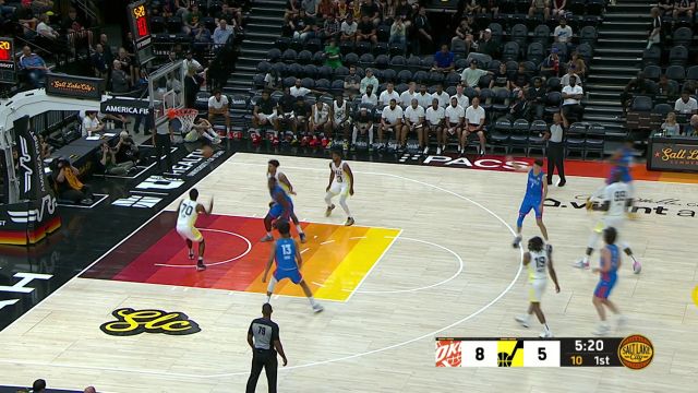 【2022年07月06日 雷霆vs爵士集锦】俄克拉荷马未来希望 吉迪连线霍姆格伦三分中的