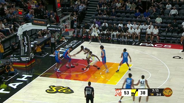 【2022年07月06日 雷霆vs爵士集锦】排球大帽简直凶残 霍姆格伦统治内线无人能挡