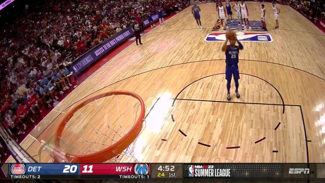 【2022年07月10日 活塞vs奇才集锦】五号秀艾维遭恶犯崴脚退场