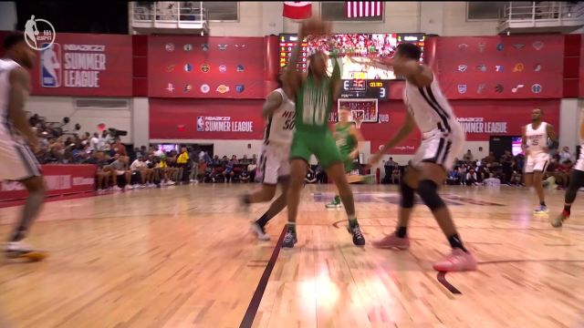 【2022年07月10日 凯尔特人vs热火集锦】尽显扣将本色 卡本盖莱接连完成两记暴扣