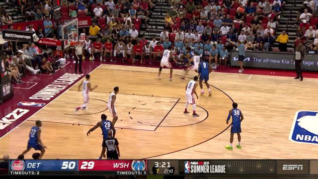 【2022年07月10日 活塞vs奇才集锦】利弗斯小手一扔送写意妙传 杜伦跟进送上双手暴扣