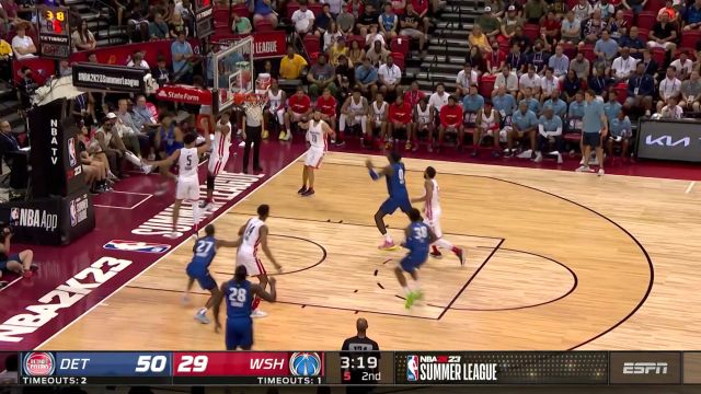 【2022年07月10日 活塞vs奇才集锦】利弗斯vs奇才集锦 八次出手狂砍20分