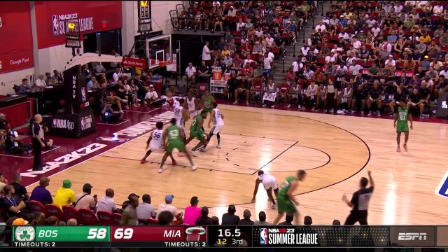 【2022年07月10日 凯尔特人vs热火集锦】三分穿云箭 莱恩外线出手飘逸三分