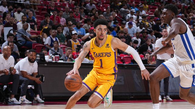 【2022年07月13日 湖人vs快船集锦】湖人83-72快船 湖人全民皆兵迎来赌城首胜