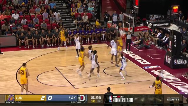 【2022年07月13日 湖人vs快船集锦】将门虎子名不虚传 小皮蓬得分串联样样精通