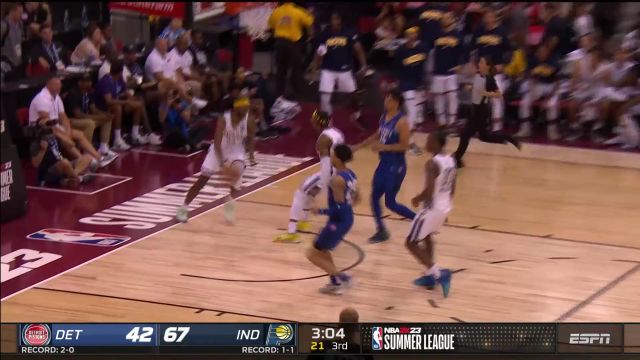 【2022年07月13日 活塞vs步行者集锦】飞的又高又远 以赛亚-杰克逊大步流星战斧劈扣