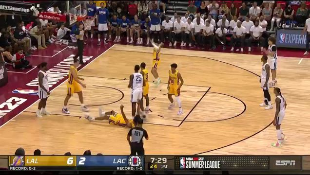 【2022年07月13日】湖人vs快船第1节中文解说回放