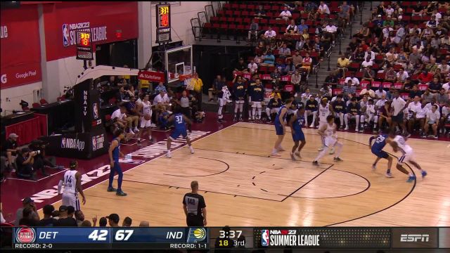 【2022年07月13日 活塞vs步行者集锦】面对面硬刚 凯尔-福斯特迎面摁帽势大力沉