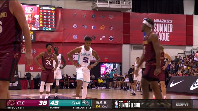 【2022年07月14日】 NBA夏季联赛：骑士vs黄蜂第2节中文解说回放